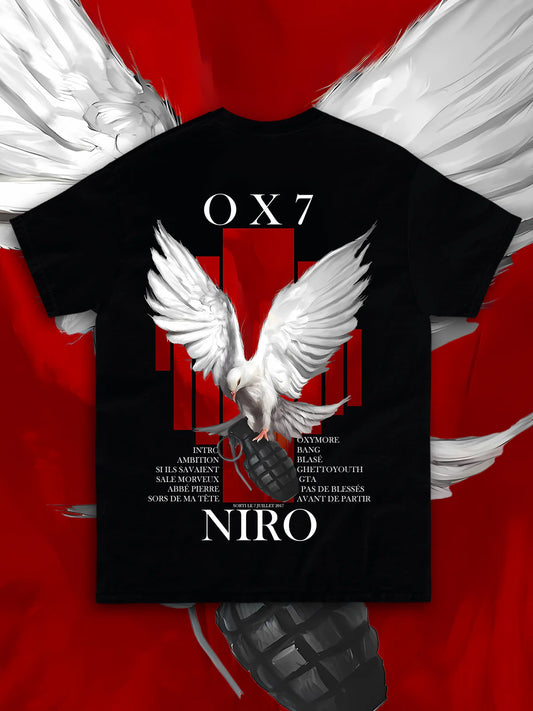 T-shirt Niro "OX7" Noir