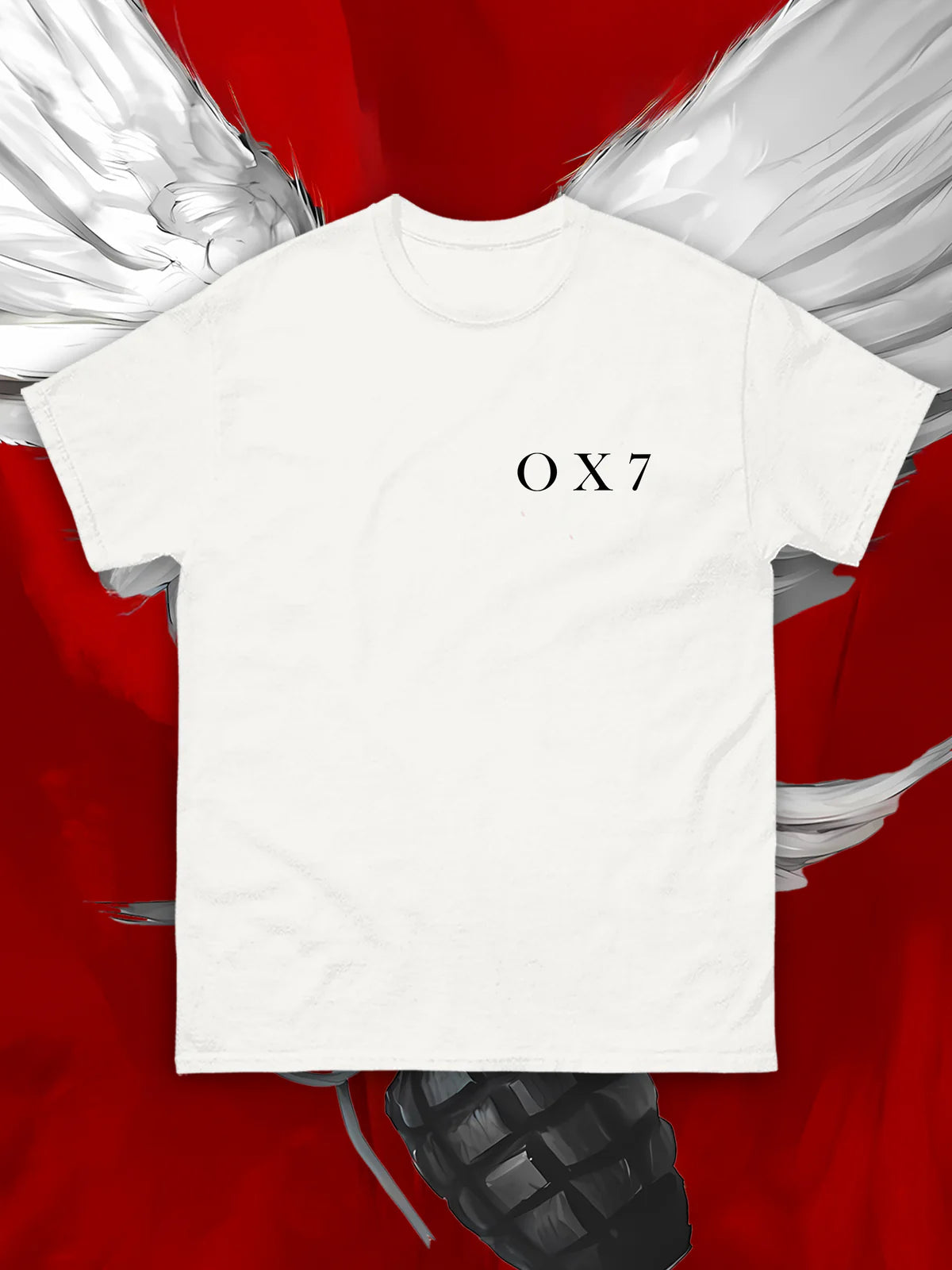 T-shirt Niro "OX7" Blanc