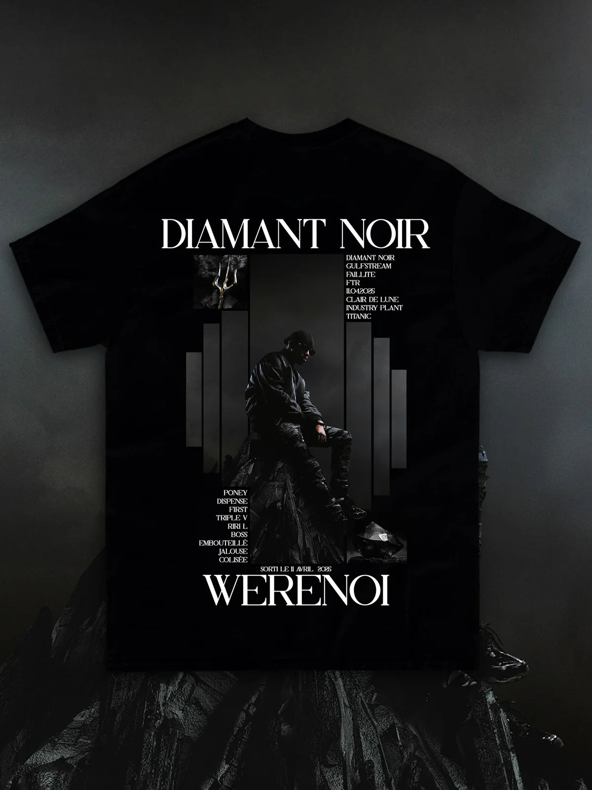 T-shirt Werenoi "Diamant Noir"