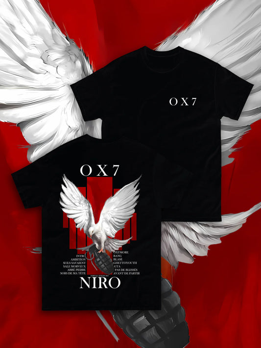 T-shirt Niro "OX7" Noir