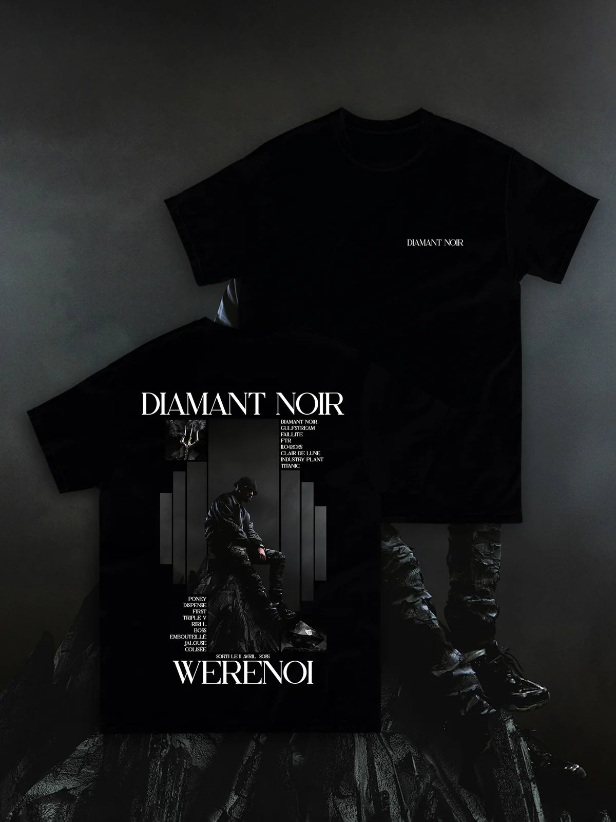 T-shirt Werenoi "Diamant Noir"