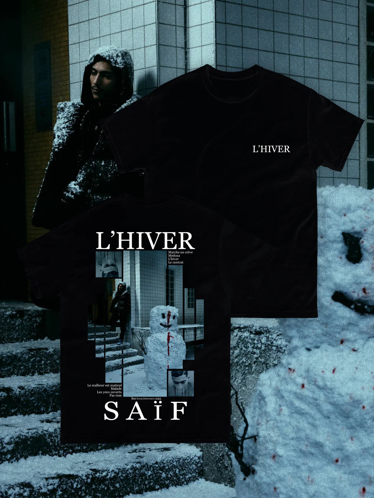 T-shirt SAÏF "L'HIVER"